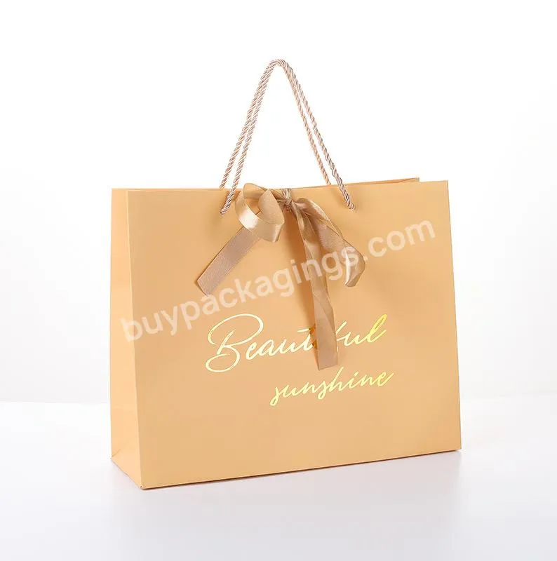 New Arrivals Custom Shopping Bag Tote Paper Gift Bags With Logo Black Cardboard Reusable Shopping Bag For Clothing