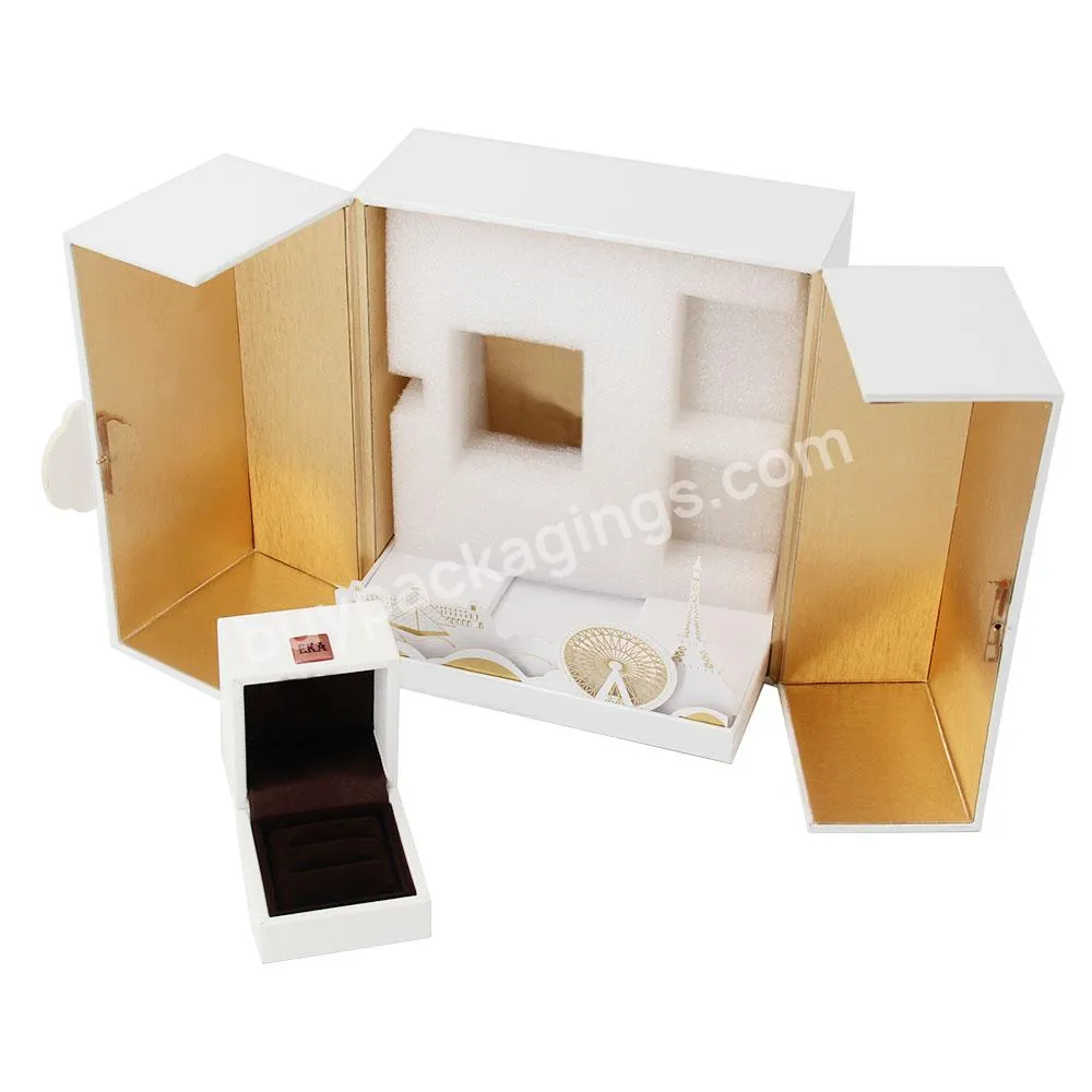 new arrivals jewelry gift box paper gift packaging jewelry box modern novel design gift box for jewelry packaging