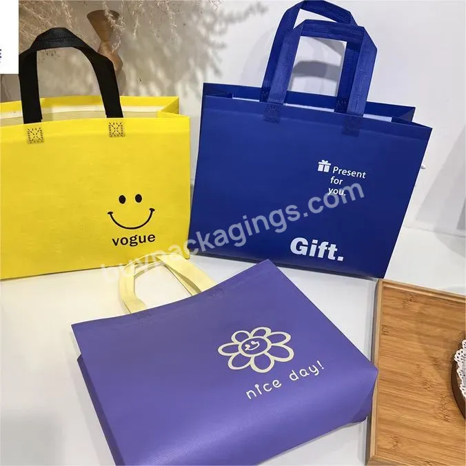 New Bag Coated Customized Gift Clothing Shopping Waterproof Cartoon Handbag Eco-friendly Bag Custom Printed Logo