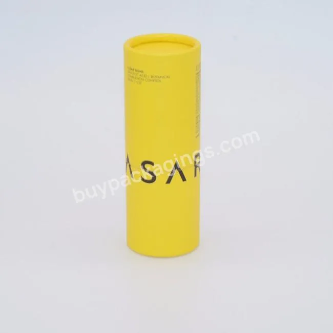 New Bio-degradable Eco Friendly Cardboard Custom Printing Logo Cosmetic Paper Tube Bottle Packaging for Skincare