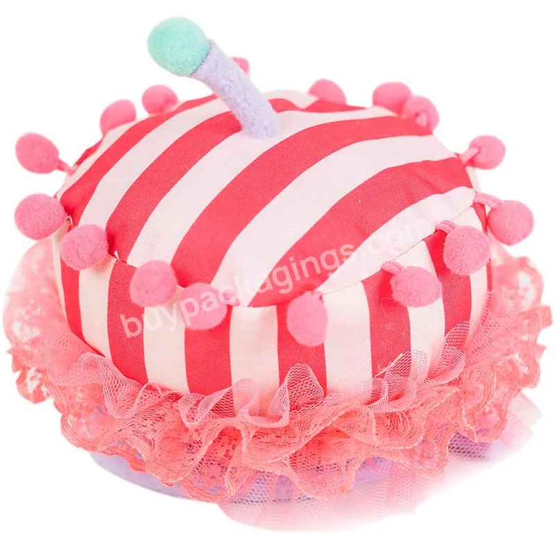 New birthday decoration party headdress birthday cake candle hat exquisite funny hair accessories headband