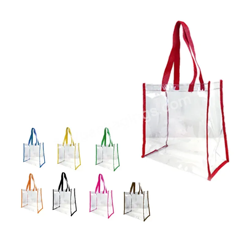 New China Manufacturer Transparent Bag Pvc Shopping Bag Tote Bag