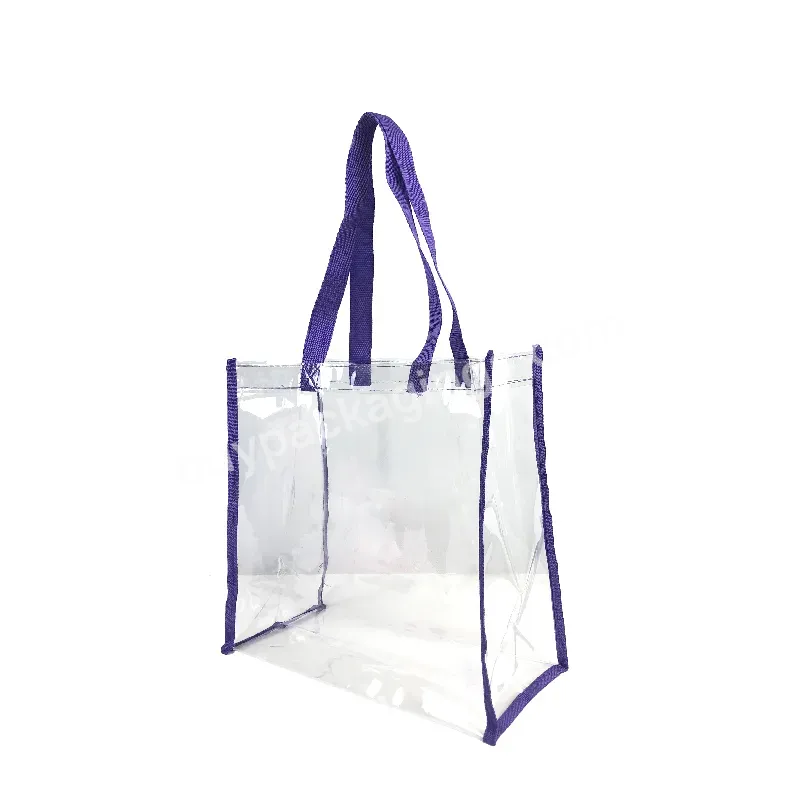 New China Manufacturer Transparent Bag Pvc Shopping Bag Tote Bag