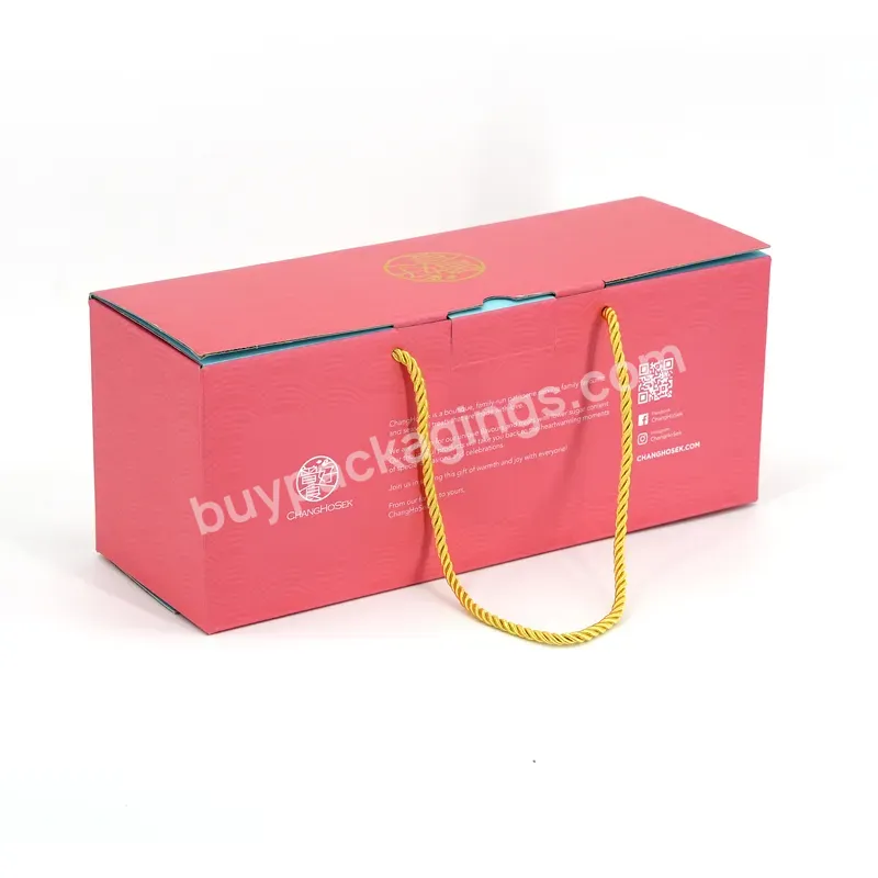 New Custom Luxury Recycled White Tuck Top Gift Package Moon Cake Box Packaging