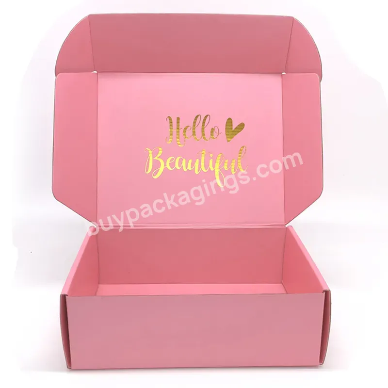 New Custom Mailer Box With Paper Card,Tissue Paper And Sticker,Cosmetic Shipping Boxes Packaging Paper Logo Small Mailing Box