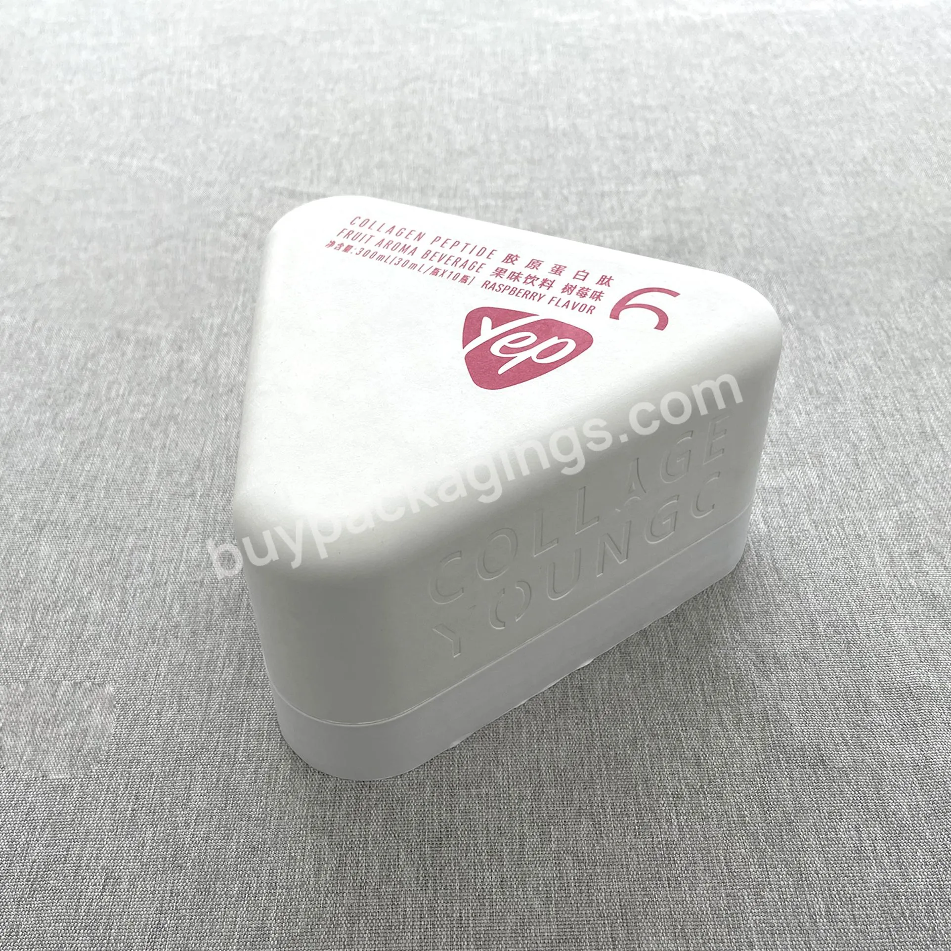 New Custom Recycled Compostable Paper Paper Molded Pulp Box Packaging For Cake Tea Vegetable