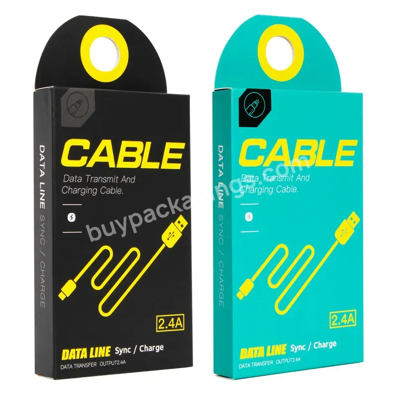 New Data Usb Cable Packing Box Universal Package Boxes For Cellphone Accessories Phones Charging Cables