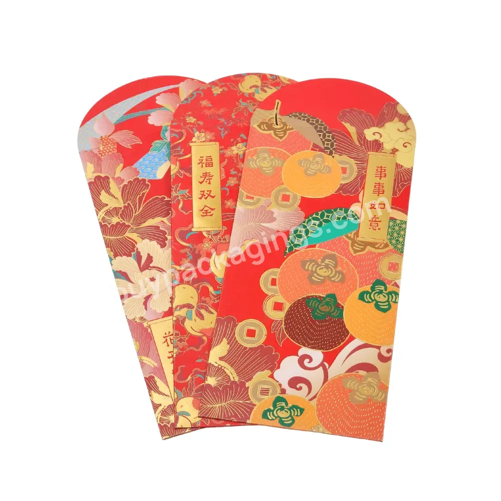 New Desgin Red Envelopes Chinese New Year 2024 Red Angbao For Best Lucky Money Packaging