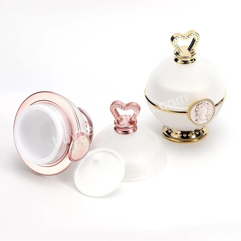 New Design 10g 15g 25g 30ml Cosmetic Body Butter Cream Balang Containers Acrylic Wide Mouth Plastic Jar