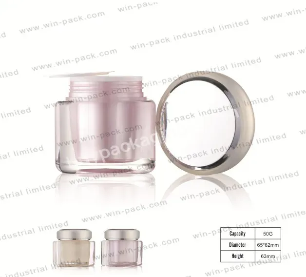 New Design Acrylic Cosmetic Cream Jar 50g