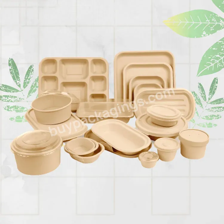 New Design Biodegradable Takeaway To Go Lunch Burger Food Burger Oval Pulp Container Two Cells Sugarcane Bagasse Box With Lid - Buy Bagasse Box,Bagasse Lunch Box,Sugarcane Box.