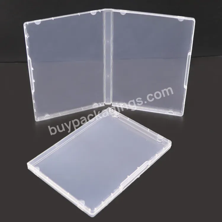 New Design Clear Flat Plastic Box Small Plastic Boxes Packiging Transparent Hard Small Plastic Storage Box