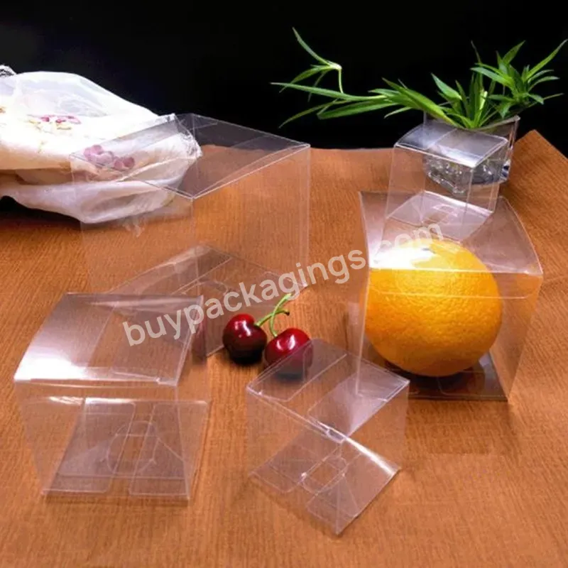 New Design Clear Pvc Pet Pp Plastic Packaging For Sweetmeat Gift Box