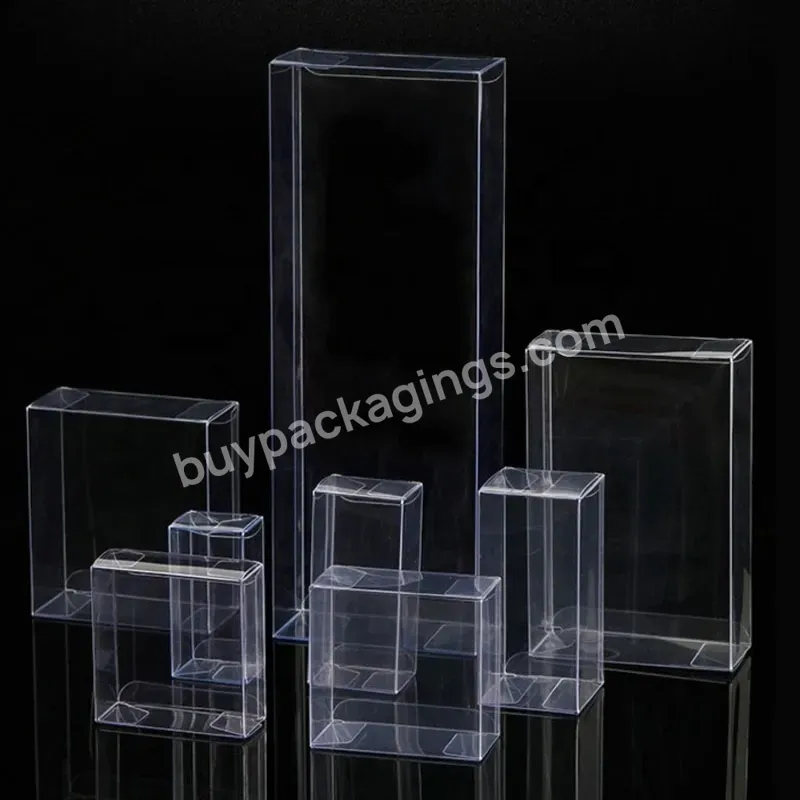 New Design Clear Pvc Plastic Box Packaging For Nail Polish,Custom Small Transparent Printed Pet Pp Eyelash Gift Box