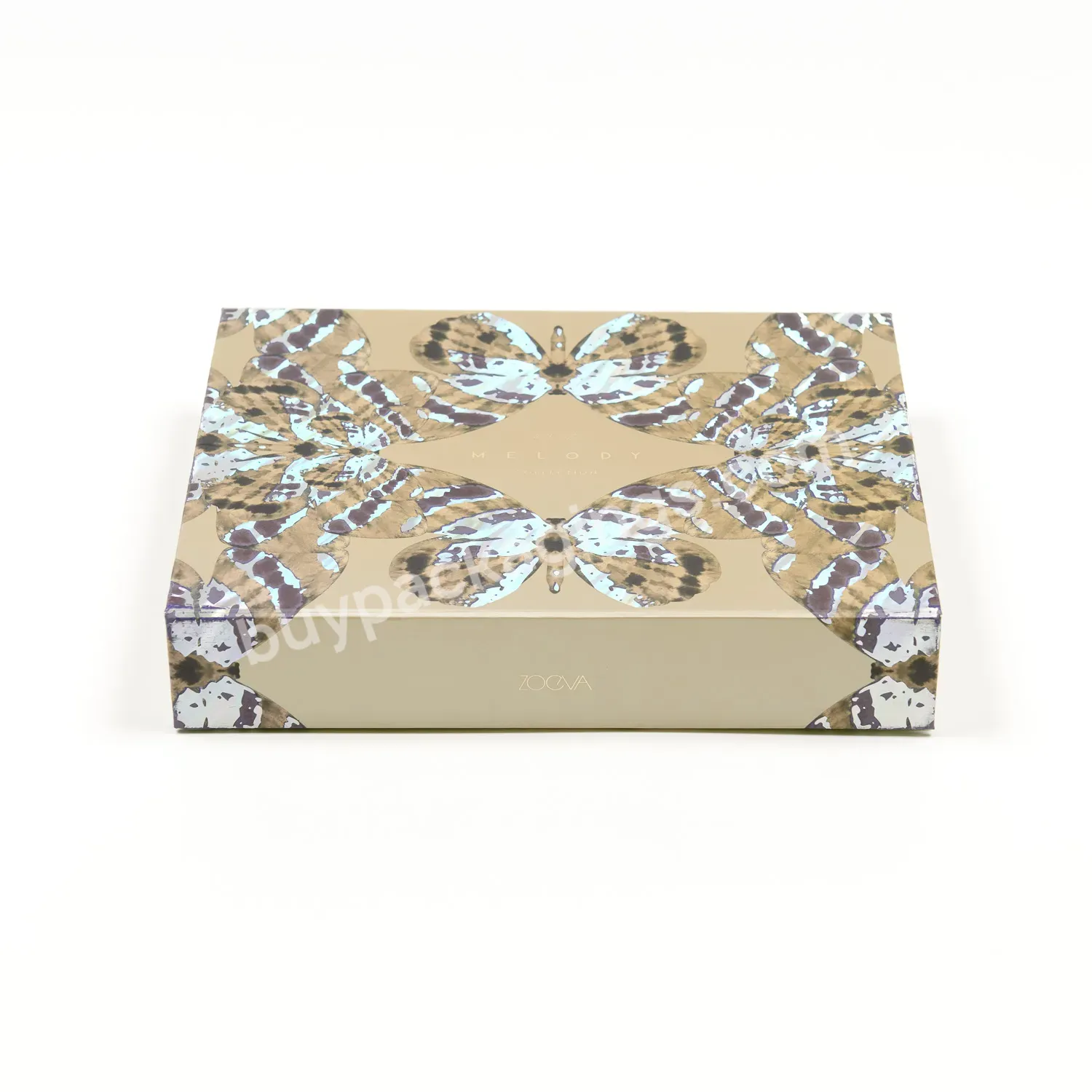 New Design Coated Paper Box For Butterflies Pattern With Logo