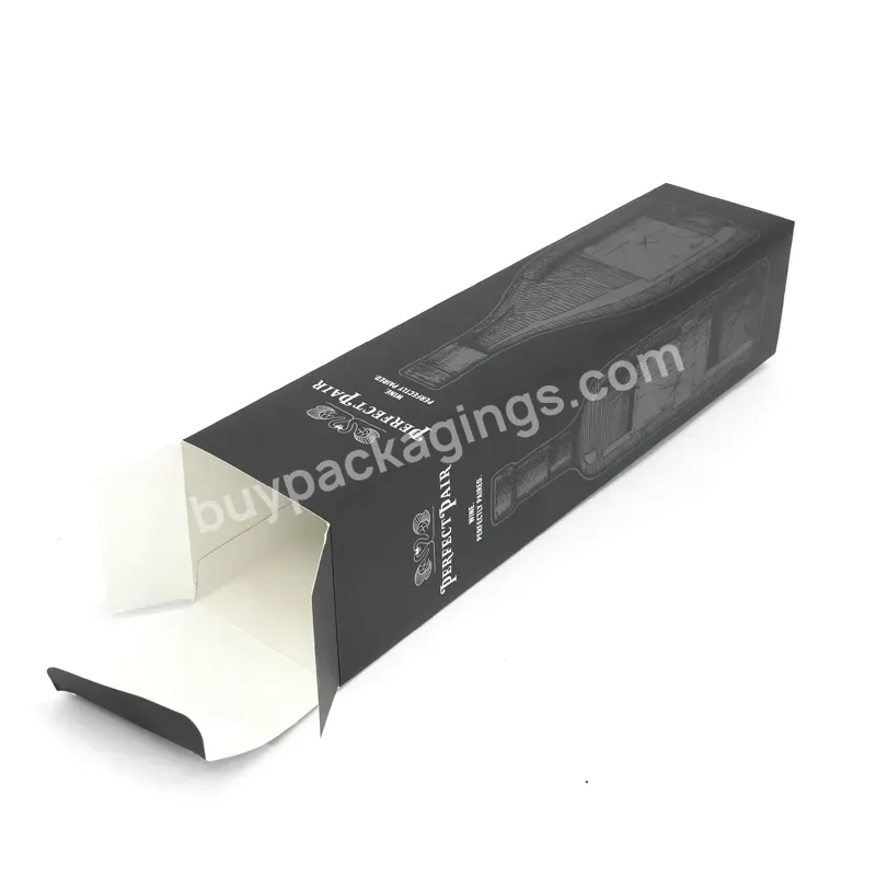 New Design Coated Paper Box For Clothing Packing With Silver Stamping Logo