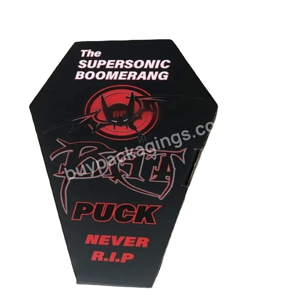 New Design Creative Halloween Party Spooky Coffin Storage Cases Containers Packaging Gift Paper Boxes With You Own Logo