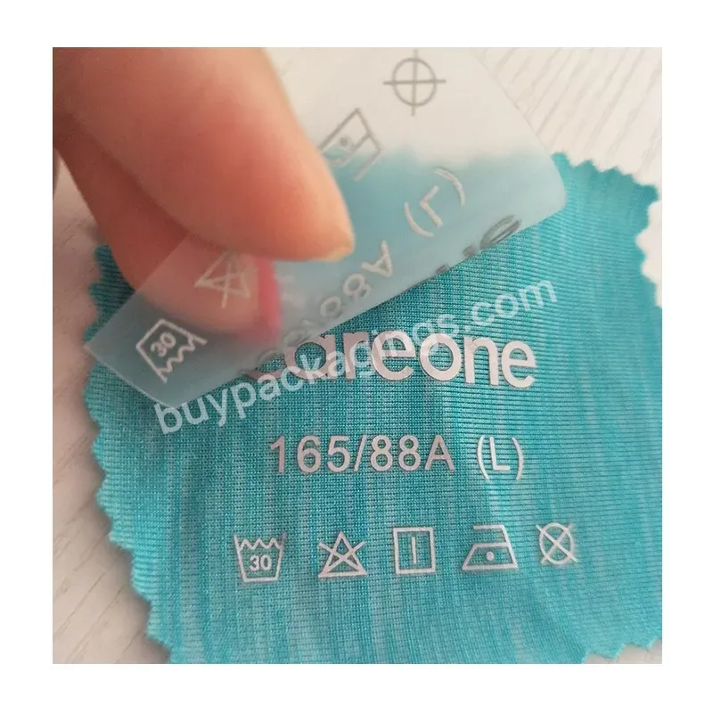 New Design Custom Offset Printing Logo High Density Heat Transfer Labels For Clothing