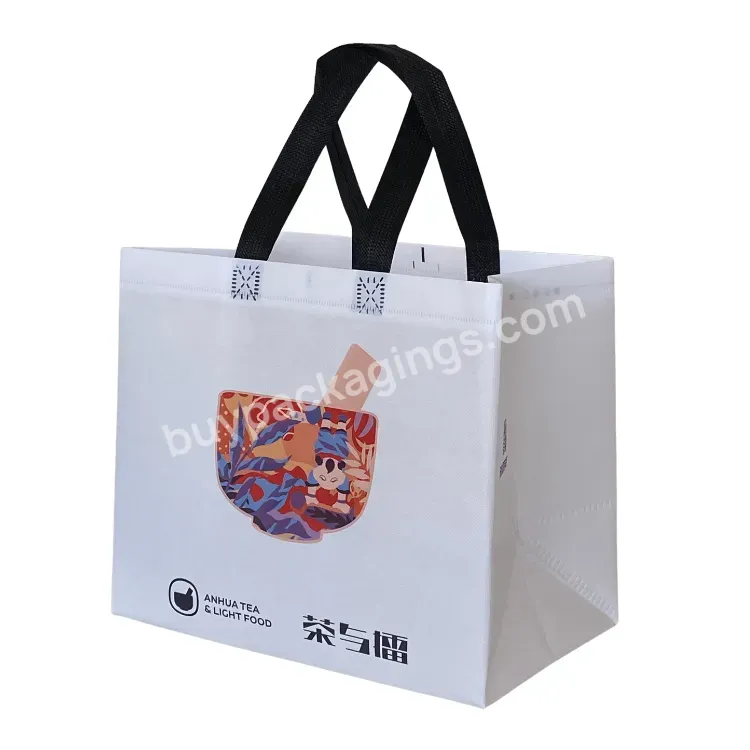 New Design Custom Printing Eco Friendly Luxury Fashionable Recyclable Durable Foldable Shopping Tote Non Woven Bag