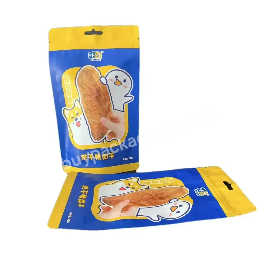 New Design Customized Printed Stand Up Cat And Dog Food Bags With Zipper