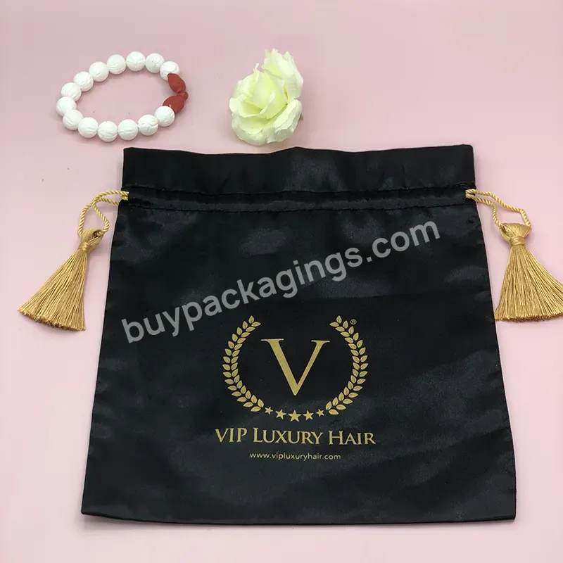 New Design Customized Size Color Packaging Satin Bags Jewelry Gift Pouch