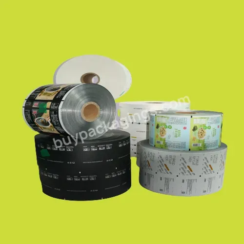 New Design Digital Printing 20 Micron Food Grade Plastic Sachet Packaging Film Roll Aluminum Foil Wrapper Roll Film