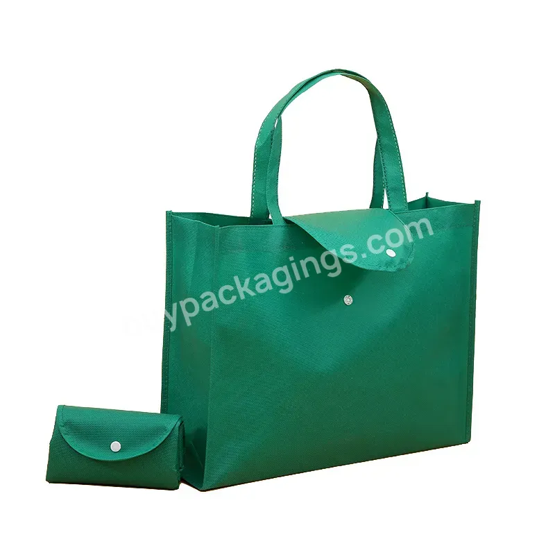 New Design Eco-friendly Foldable Button Non Woven Bag Advertising Shopping Bag Custom Logo - Buy Advertising Shopping Bag Custom Logo,Foldable Button Non Woven Bag,Shopping Bag.