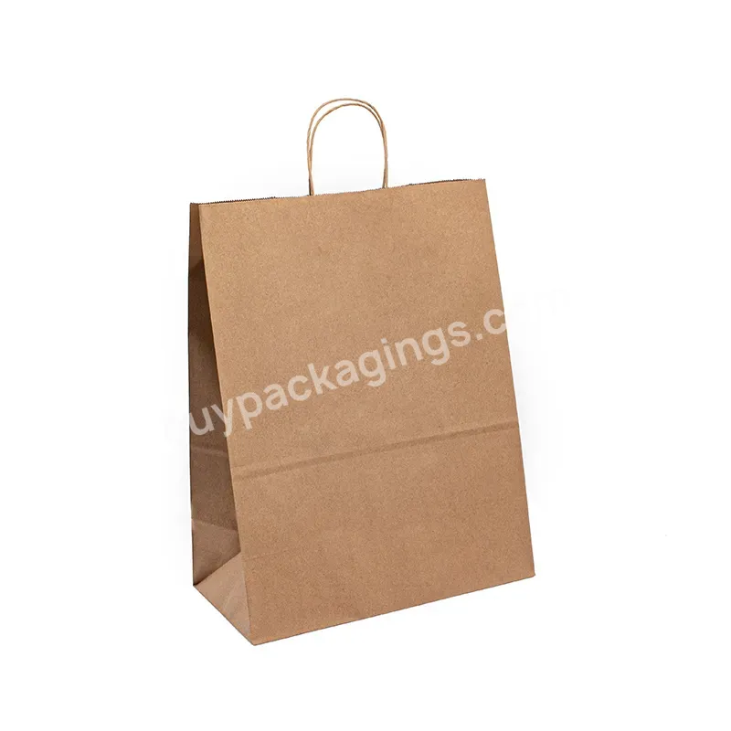 New Design Garment Cosmetic Shoes Food Gift Perfume Tea Bag Recycled White Kraft Paper Bag
