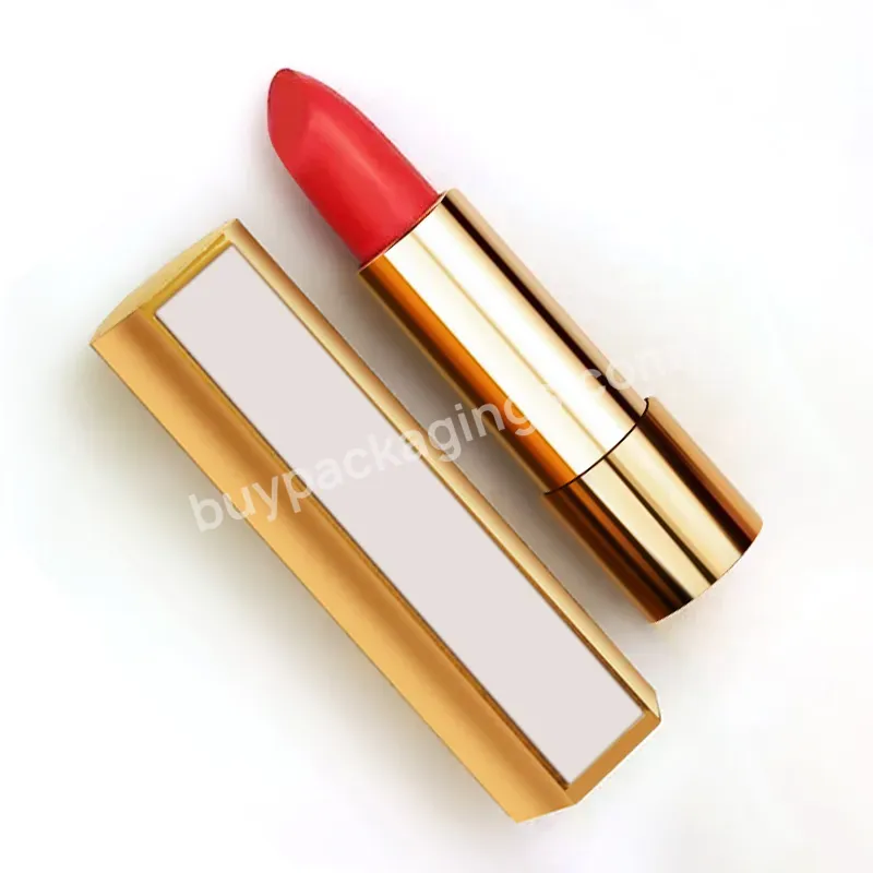 New Design Gold Empty Lipstick Tube Container Luxury Lipstick Tube With Mirror - Buy Lipstick Tube With Mirror,Square Lipstick Container Tube,Good Lipstick Tube Manufacturer.