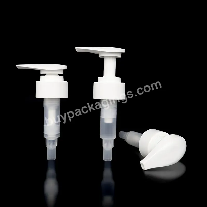 New Design Lotion Pump Black Pp Plastic Smooth Outer Spring Screw Lock 24/410 28/410 32/410 Gel Pump