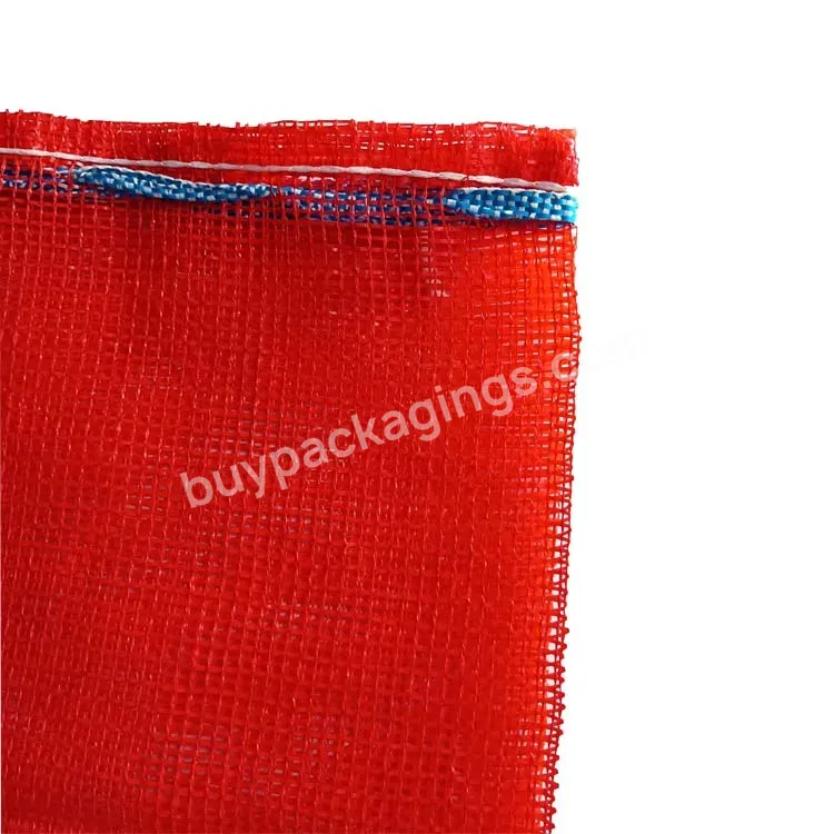 New Design Manufacture Onion Pp/pe Good Quality 10kg Onion Mesh Bag Plastic Packing Onion