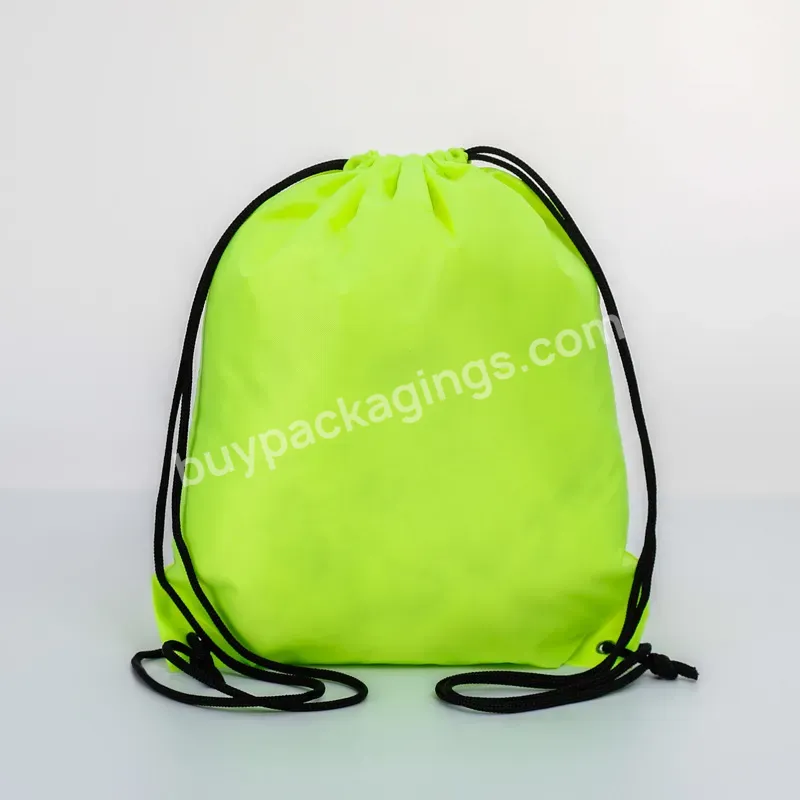 New Design Medium Polyester Makeup Mesh And Nylon Custom Polyester Drawstring Bag