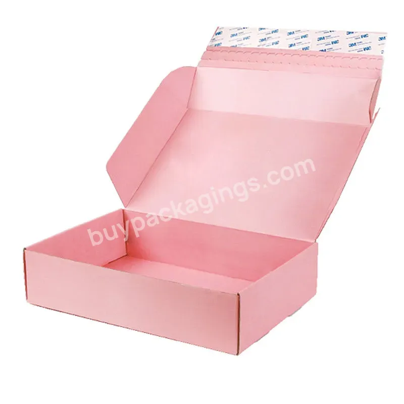 New Design Paper Custom Packaging Color Printed Packaging Folding Gift Mailing Bags Corrugated Paper Tear Strip Sboxes