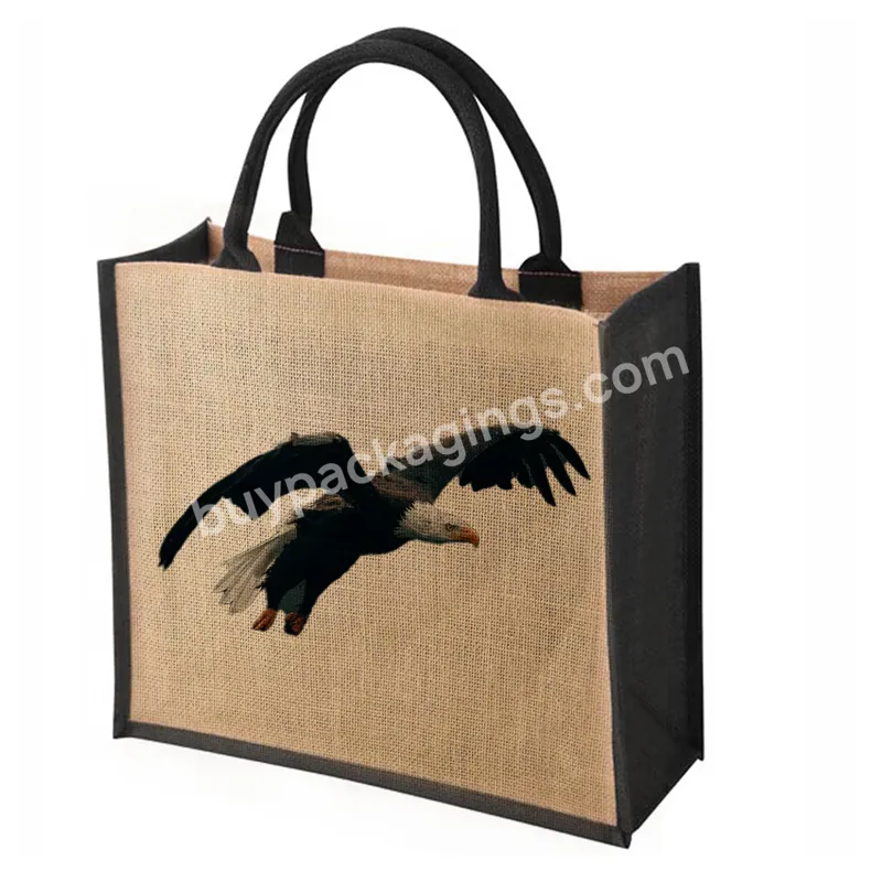 New Design Plain Jute Gunny Shopping Tote Bags Bangladesh For Sale Wholesale