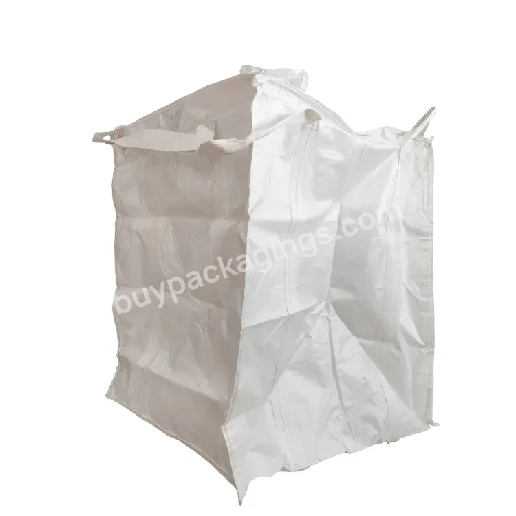 New Design Uv Treated Woven Pp Bag Fabric In Roll White Color Tubular Packaging Sacks For Big Jumbo Bulk Bag