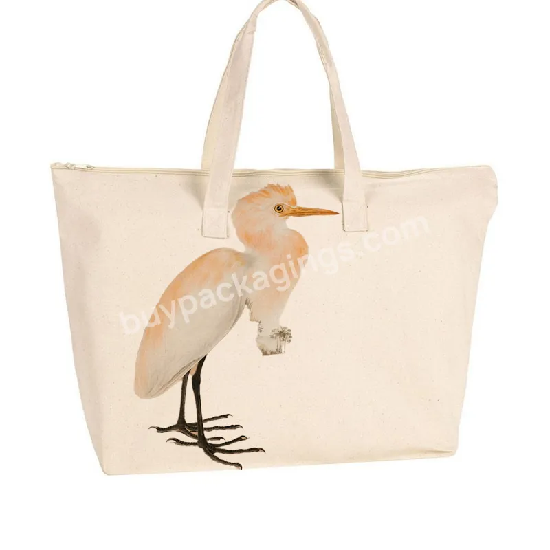 New Designer 2023 Fashion Custom Logo Premium Printing Canvas Traveler Women Tote Bag