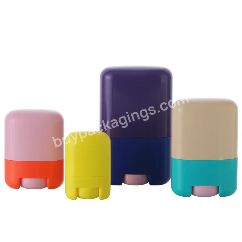 New Eco Friendly Refillable Stick Deodorant Container Oval 15g 35g 50g 75g Replaceable Deo Bottle Cosmetic Bottle