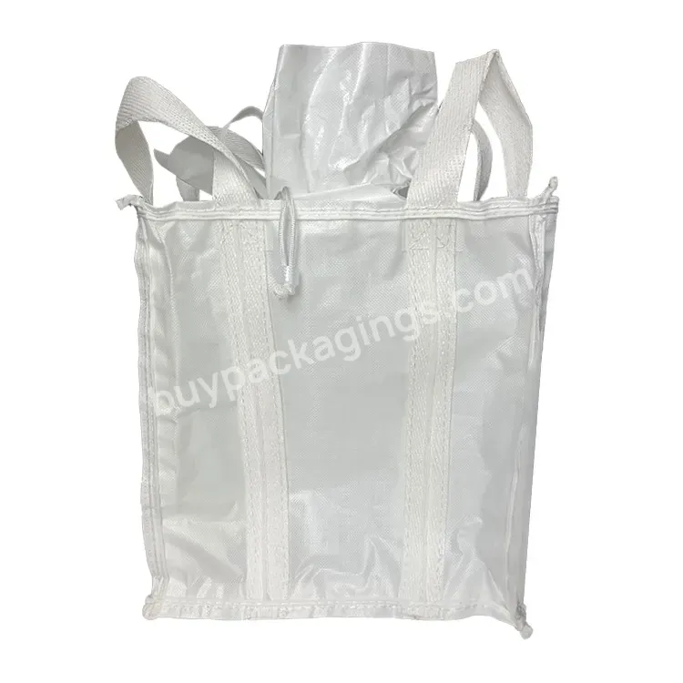 New Factory Custom Fibc 1000kg Bulk Bags Super Sack Antistatic Acceptable Customized Pp Four Corner Seam Jumbo Bags