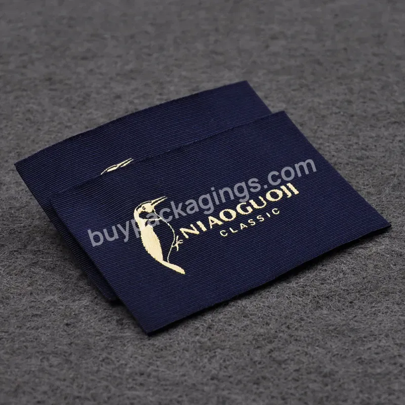 New Fashion Brand Name Woven Labels For Clothing Garment