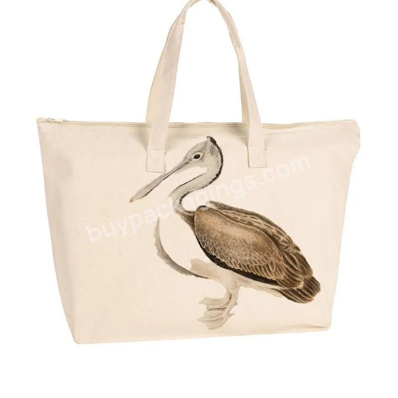 New Fashionable High Quality Custom Printed Organic Cotton Canvas Tote Bag