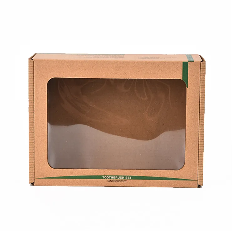 new gift box with top and bottom covers for tool cardboard transparent windows
