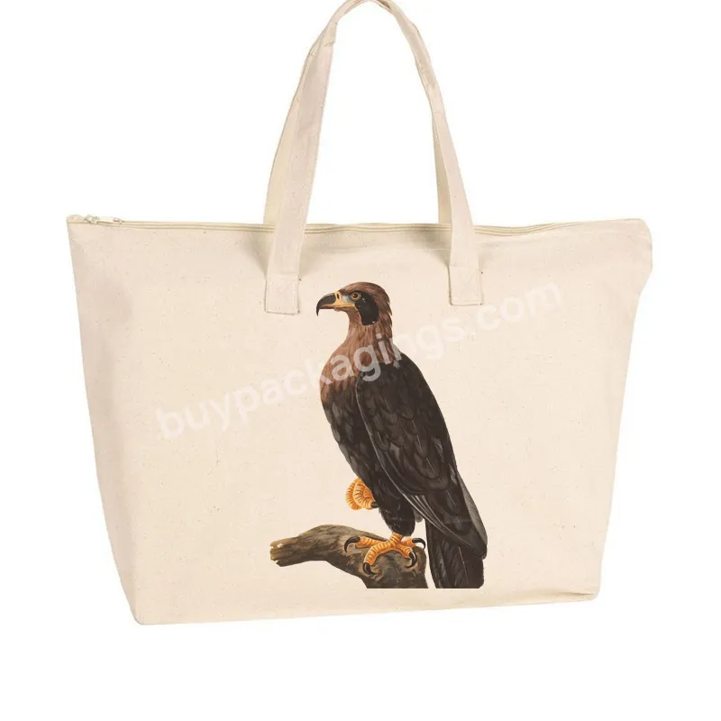 New High Quality Custom Printed Organic Cotton Canvas Tote Bag