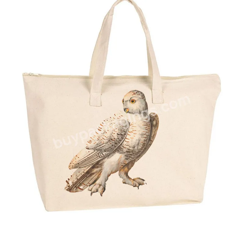 New High Quality Custom Printed Organic Cotton Canvas Tote Bag