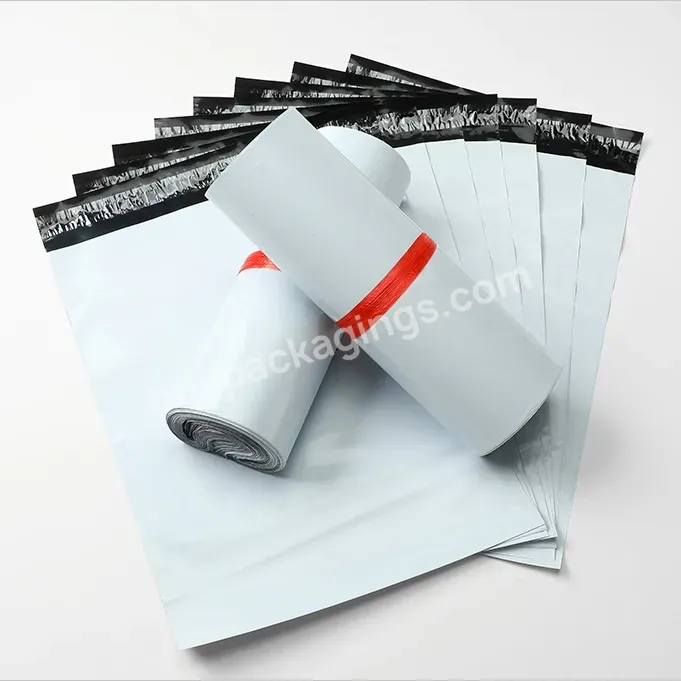 New Material Ldpe/hdpe Thickened Packaging Bags Waterproof Destructive White Envelope Poly Mailer Courier Bag