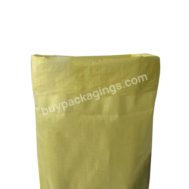 New Material Plastic 50kg Pp Woven Bag For Seed Grain Rice Flour With Factory Price Pp Woven Sack