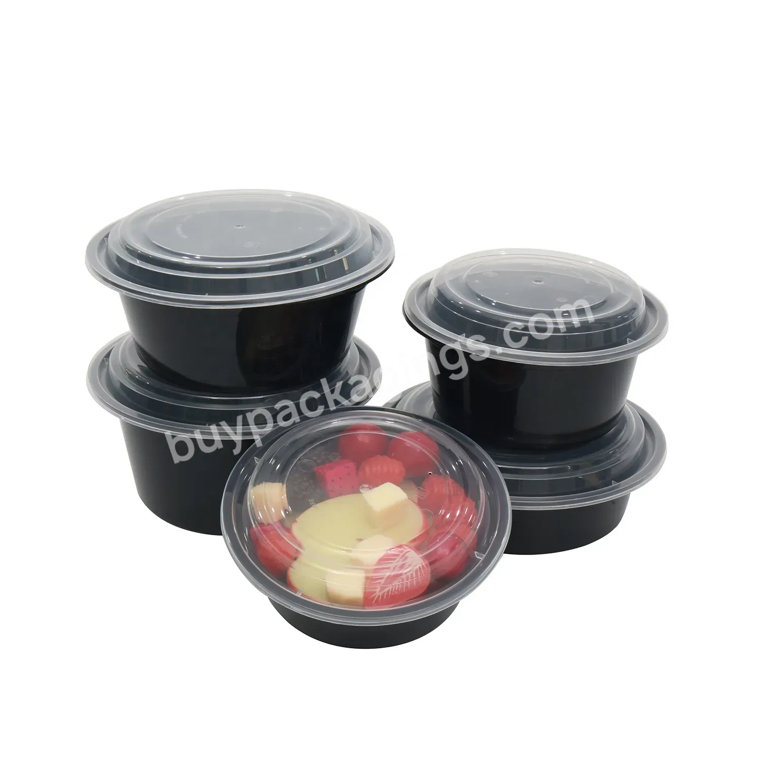 New Microwave Safe 450/750/900/1200/1500ml Disposable Plastic Salad Bowl