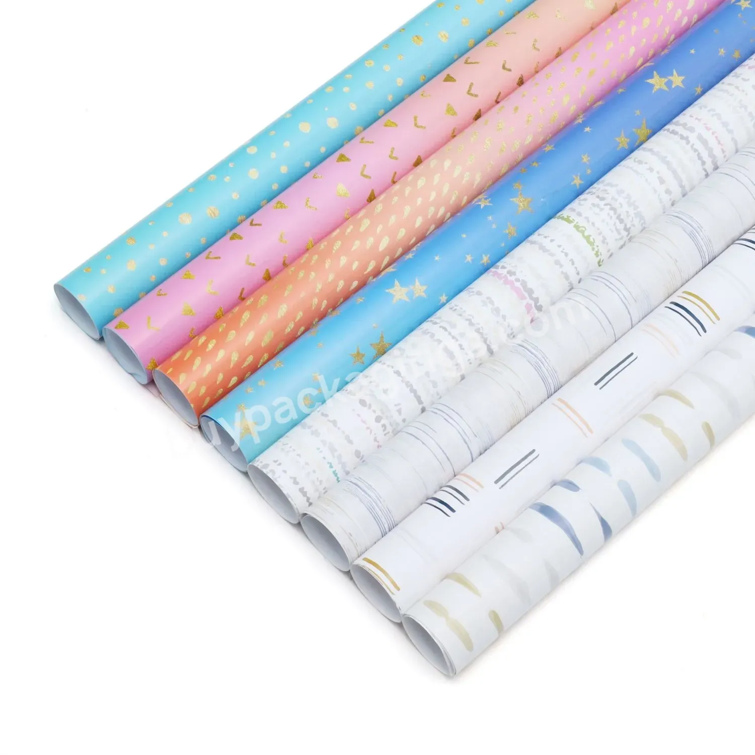 New Popular Color Coated Gift Wrap Paper For Wrapping Birthday Gift