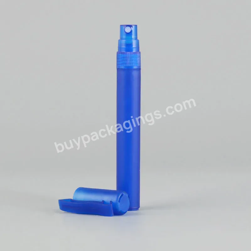 New Pp Empty Frosted Atomizer Mini Plastic Pen Shape Fine Mist 10ml Pen Perfume Spray Bottle