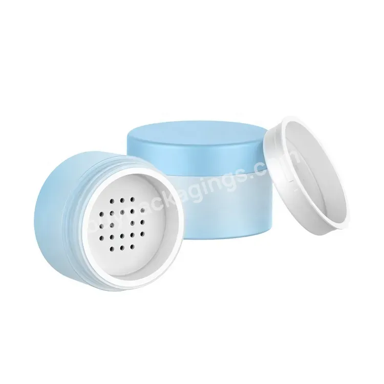 New Pp Jar Plastic Container Dry Baby Talc Powder Bottle With Sifter 15ml 30ml 50ml 100ml Loose Powder Jar