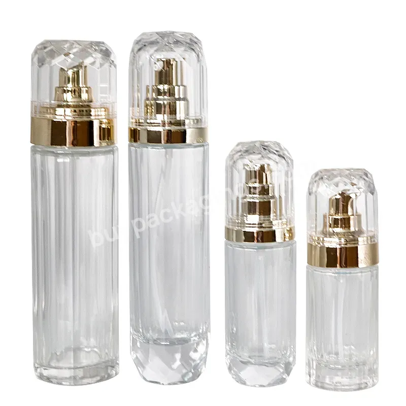 New Product 30ml 50ml 100ml Custom Clear Spray Empty Glass Perfume Bottles Wholesale Luxury Refillable For Women Perfume Sales